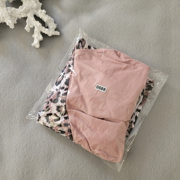 Women's One Shoulder Cut Out Colorblock Monokini One Piece Swimsuit Sz M - Picture 5 of 5